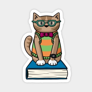 Nerd Cat Magnet