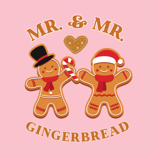 Mr & Mr Gingerbread Christmas Gift T-Shirt