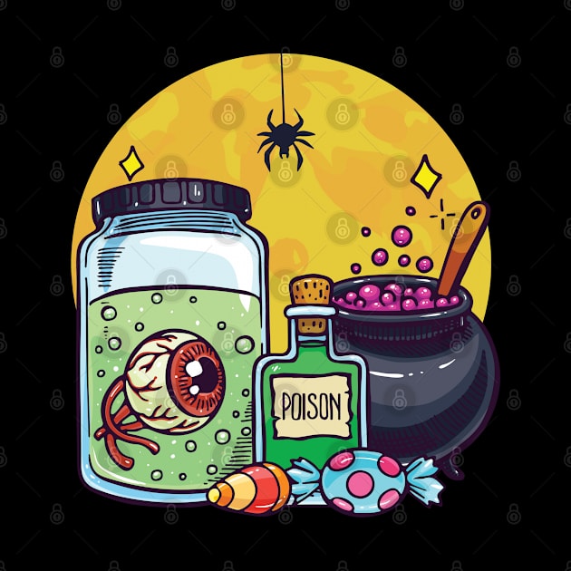 Magic Halloween Tricks or Treat Potions by Kali Space