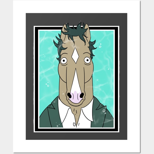 Bojack Horseman Poster Mr Peanutbutter Pop Art Wall Decor 