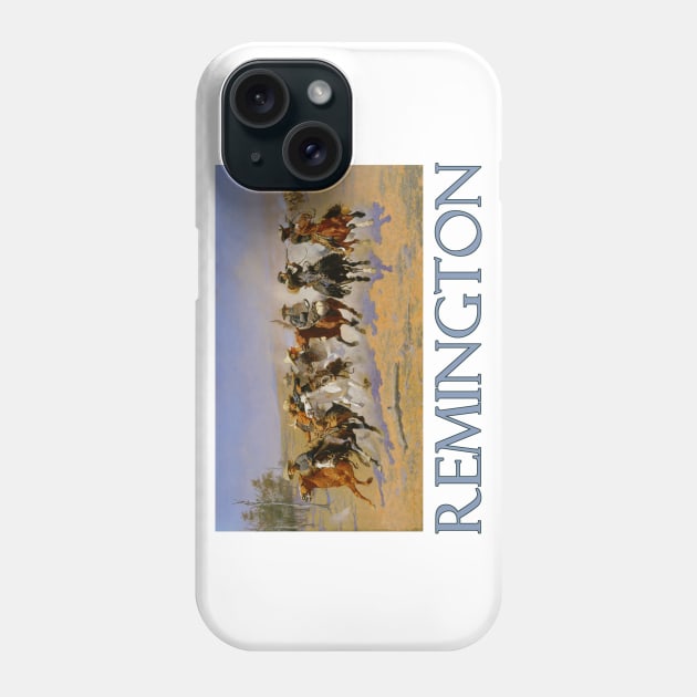 A Dash for the Timber by Frederic Remington Phone Case by Naves