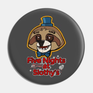 Slothy Fazsloth Pin