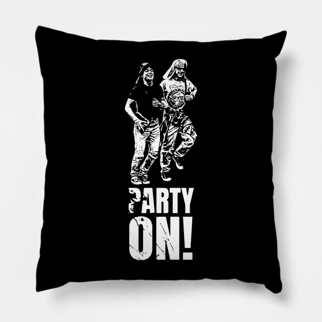 Party On! Pillow by Fuzzylots