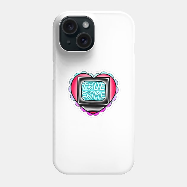 True Crime Love Phone Case by InfiniteArtwork