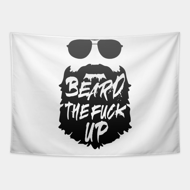 Beard time Tapestry by GreenGuyTeesStore