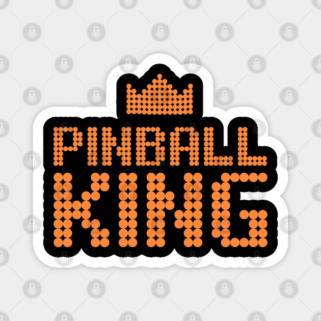 Pinball King Magnet by Issho Ni