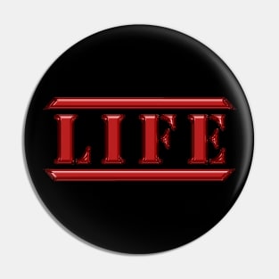 Life Red Pin