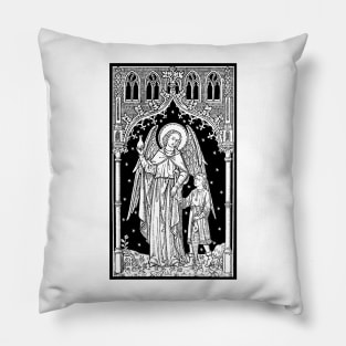 St. Raphael and Tobiah (Full Setting) Pillow