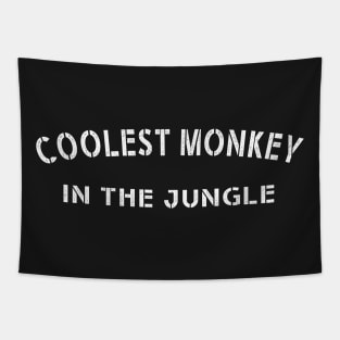 Coolest monkey in the jungle Tapestry