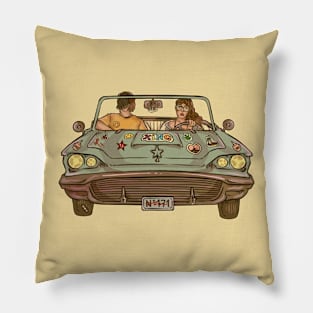 ride in the dark Pillow