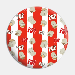 Popcorn Lovers Pattern Pin