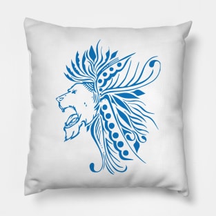 Lion_blues Pillow