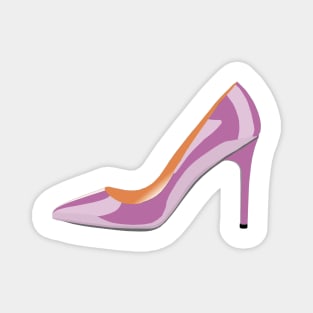 High Heeled Shoe in Bodacious Pink Magnet