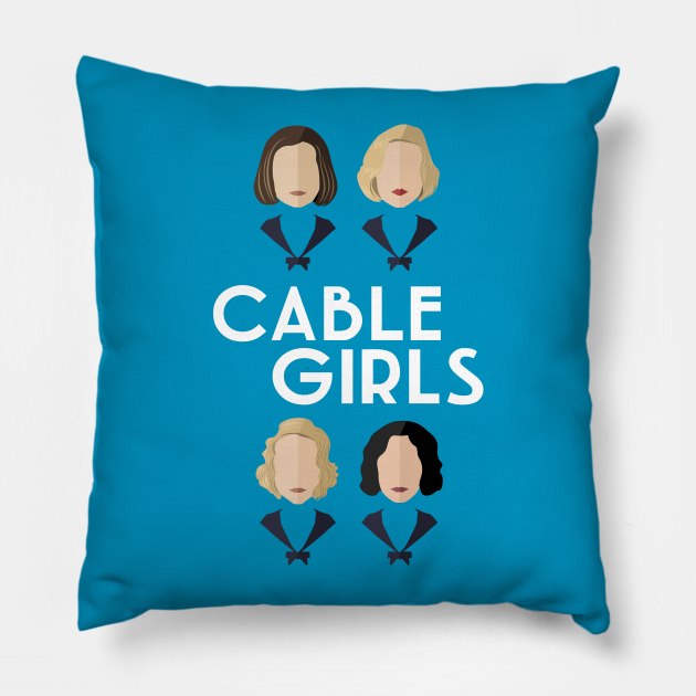 Cable girls Pillow by atizadorgris