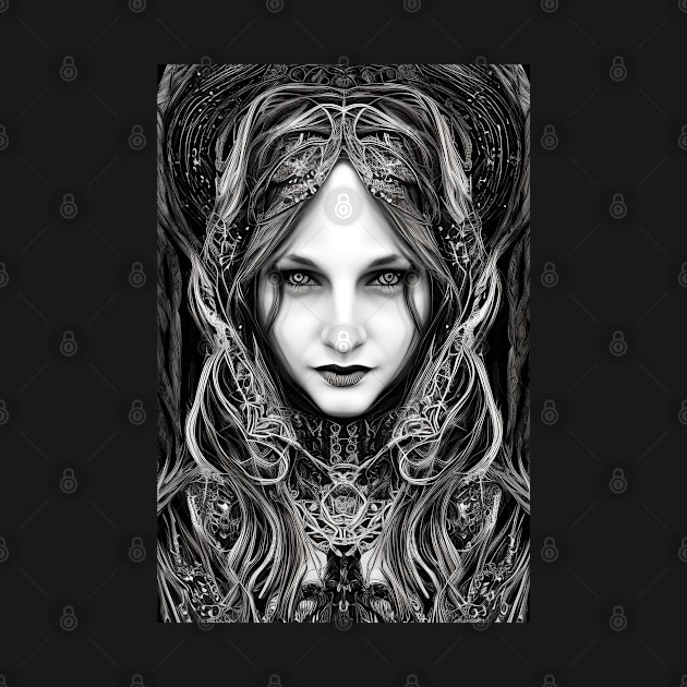 Dark pagan beautiful witch design. Mug gift, coffee mug, Apparel, Hoodie, Shirt by Goodies Galore