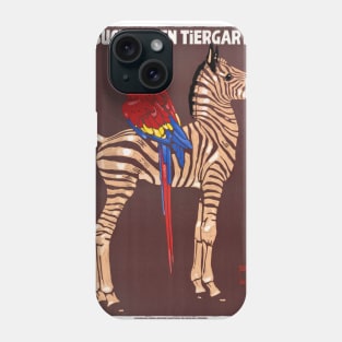 Vintage Travel Poster Germany Zoo Restored Phone Case