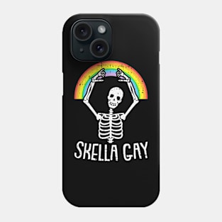 Gay Skeleton Halloween Costume  Skull LGBT-Q Phone Case