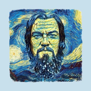 Huge Glass The Revenant Movie Van Gogh Style T-Shirt