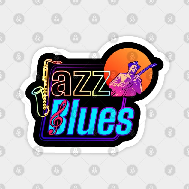 Jazz Blues 2024 | Feel The Music Magnet by VISUALUV