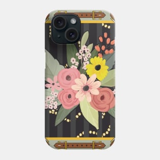 Colorful cute flowers with belts Phone Case