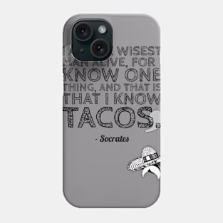 XLR8EDTaco Wisest Socrates light Phone Case