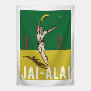 Jai-Alai  - Original Retro Design Tapestry