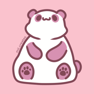 Cute Pink Panda Bear T-Shirt