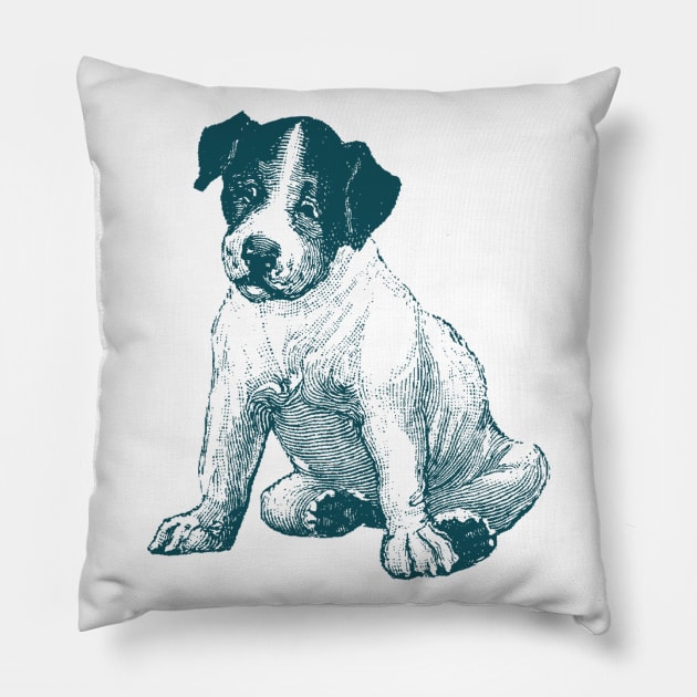 Chubby Puppy Pillow by JoannaMichelle