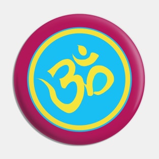 Om Spiritual Awareness Meditation Yoga Pin