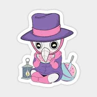 Pastel Plague Doctor Magnet