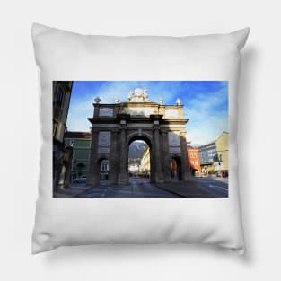 Innsbruck's Triumphal Arch Pillow
