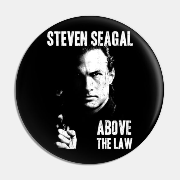 Steven Seagal Pin by Liberty or Death Records 
