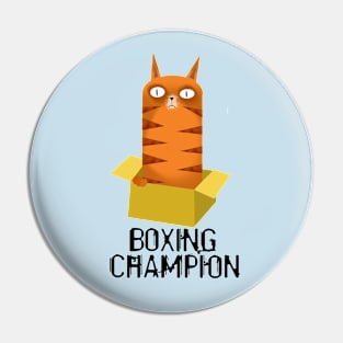 Boxing Champion Pin