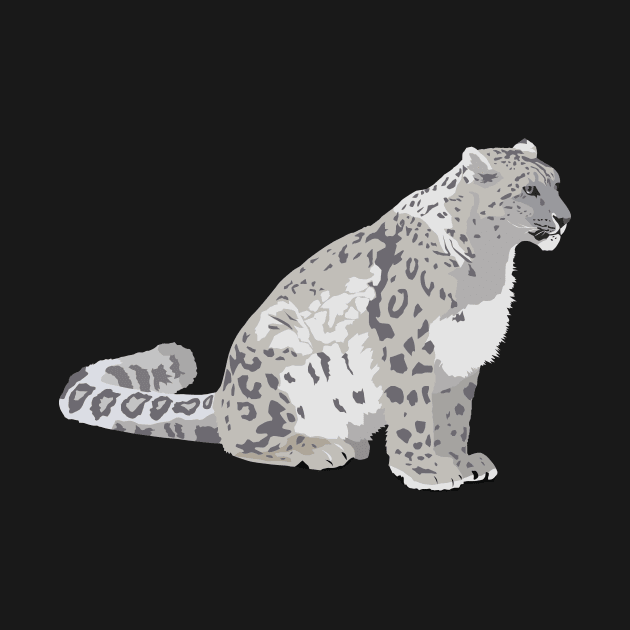 Snow Leopard Wild Cat by NorseTech