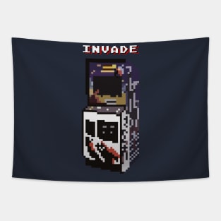 Popular INVADE! Arcade Machine Tapestry