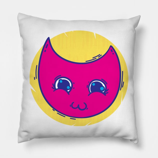 Sodapoppin Cat ( Fanart ) Pillow by munkidesigns