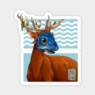 Fish-Deer Animal Magnet