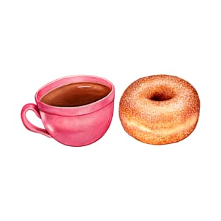 Coffee & Sugar Donut T-Shirt