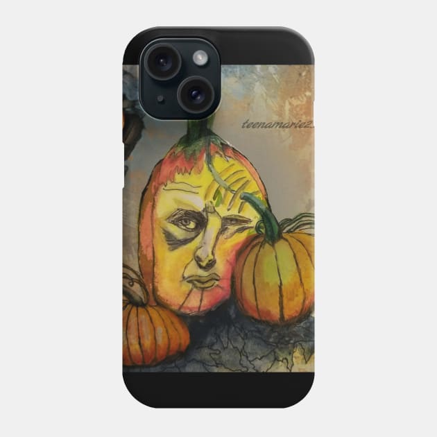 Pumpkin Phone Case by teenamarie23art