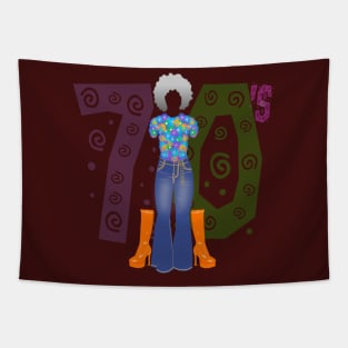 Love the 70's fashion style Tapestry