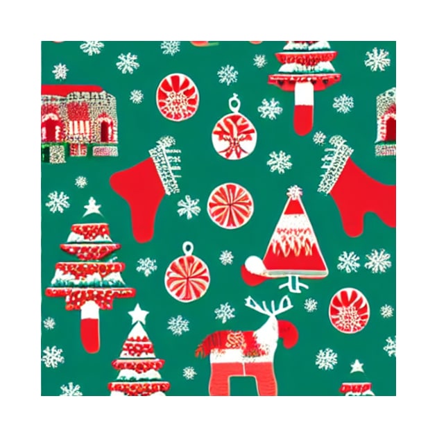 Christmas Candies and Santa&amp;#39;s Patterns! Exclusive by Trendy-Now