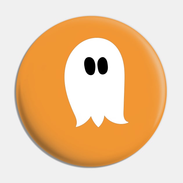 Cute ghost cartoon with BOO text in an orange frame Pin by Angel Dawn Design