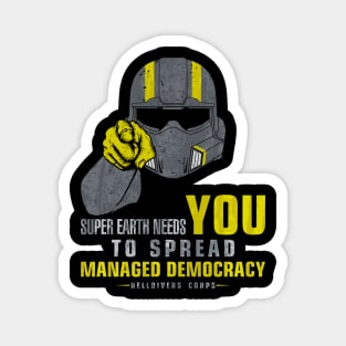 Spread Managed Democracy Magnet