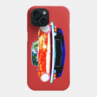 Triumph Spitfire 1970s classic British sports car red Phone Case