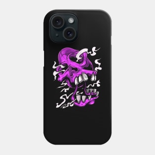 Distorted Skull Bone Skeleton Phone Case