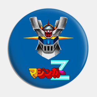 Mazinger Z Head & Japanese Logo! Pin