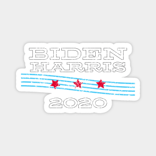 Joe Biden 2020 and Kamala Harris On One Ticket Distressed Version Magnet