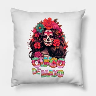 Cinco De Mayo Shirt Women Girl Kids Mexican Fiesta Squad Pillow