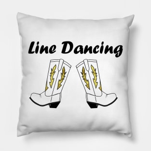 LINE Dance Cowboy Boots Pillow