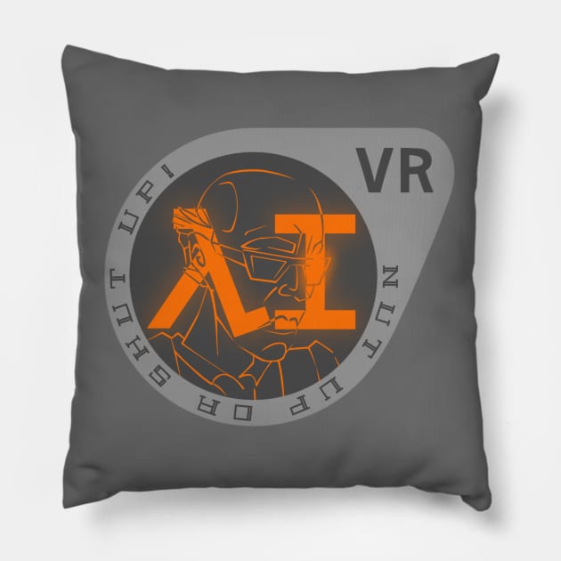 Half Life: But the AI is Self Aware Design Pillow by Flipwish